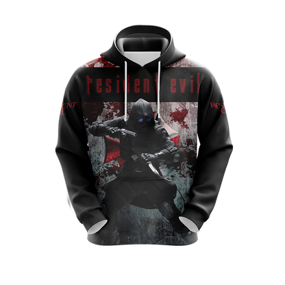 Resident Evil Hoodie Resident Evil Raccoon City Villain Hoodie Black Unisex