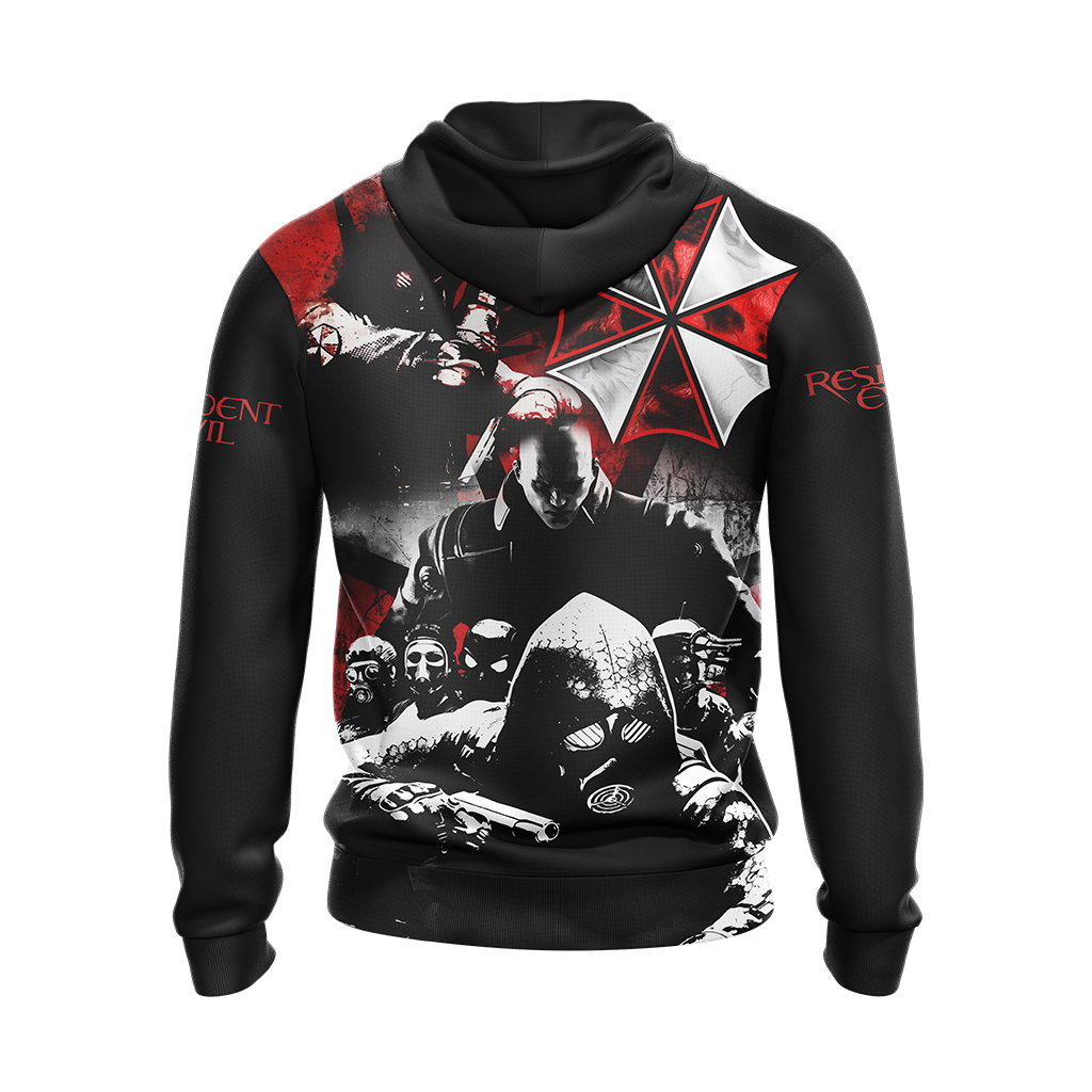 Resident Evil Hoodie Resident Evil Raccoon City Villain Hoodie Black Unisex