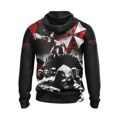 Resident Evil Hoodie Resident Evil Raccoon City Villain Hoodie Black Unisex