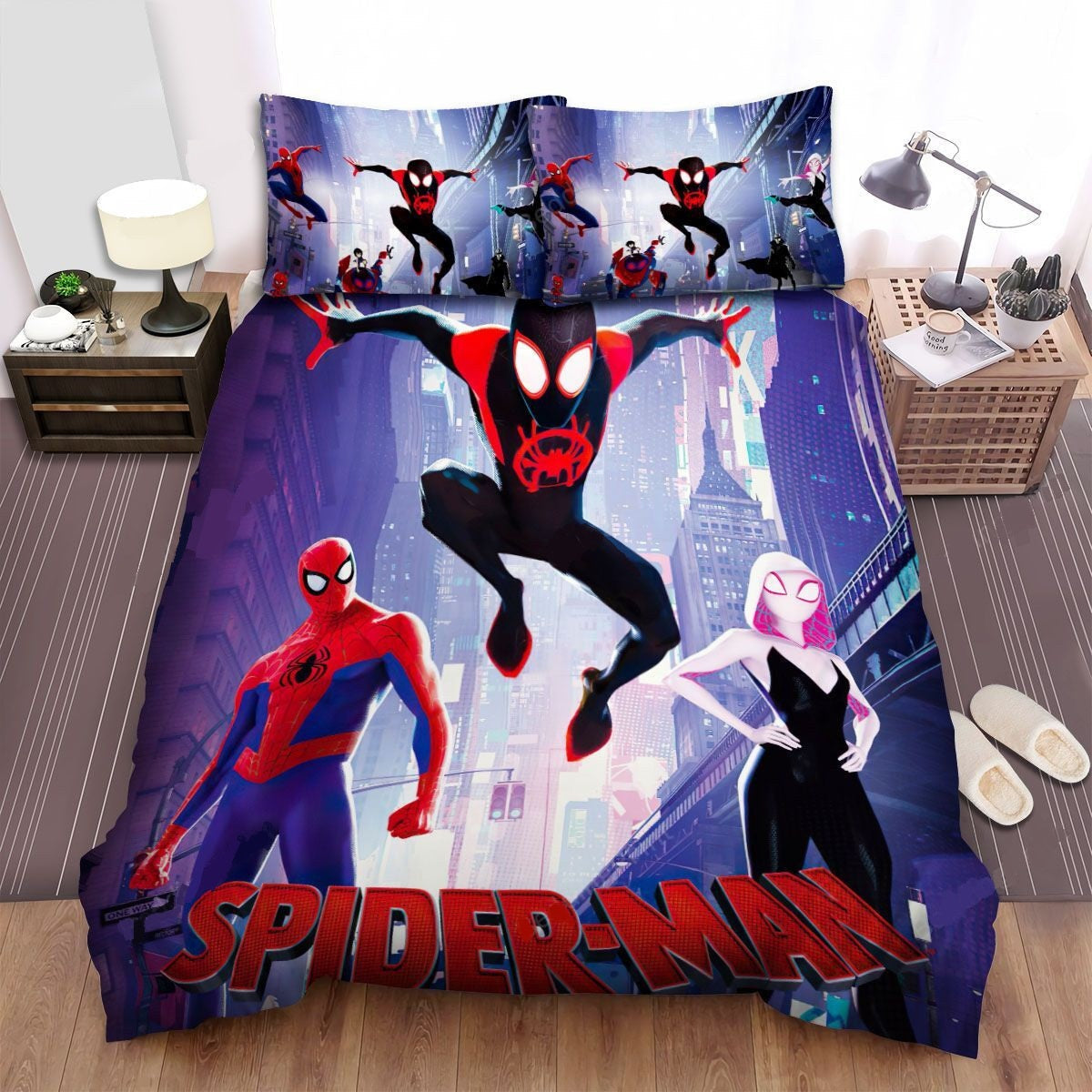 Spiderman Bedding Set MV Spiderman Different Versions Duvet Covers Colorful Unique Gift