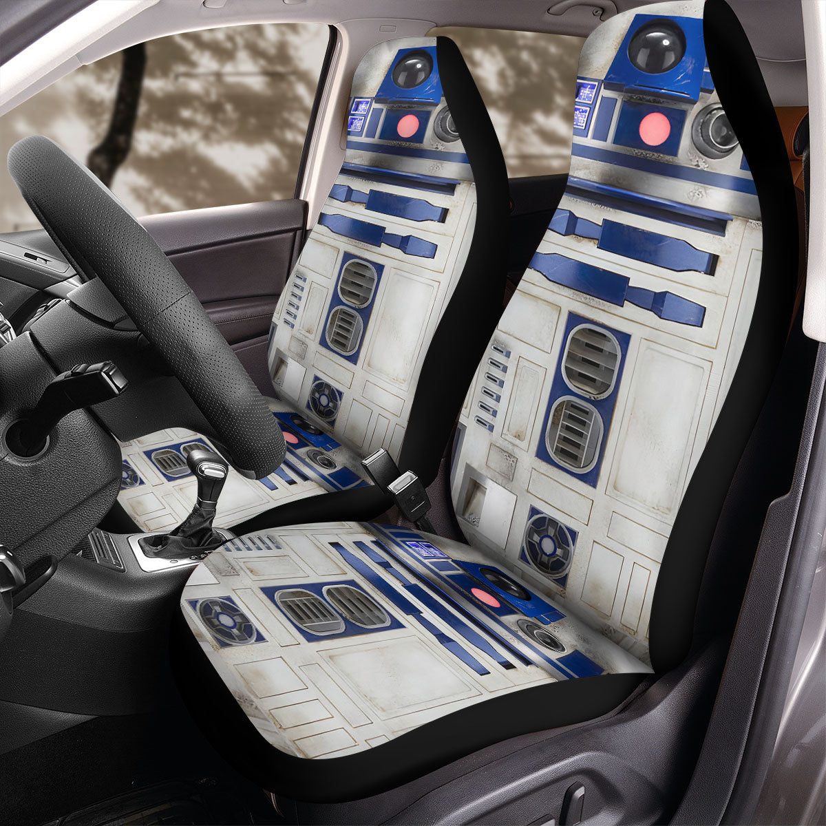 SW Car Seat Covers R2D2 Robot Costume Seat Covers