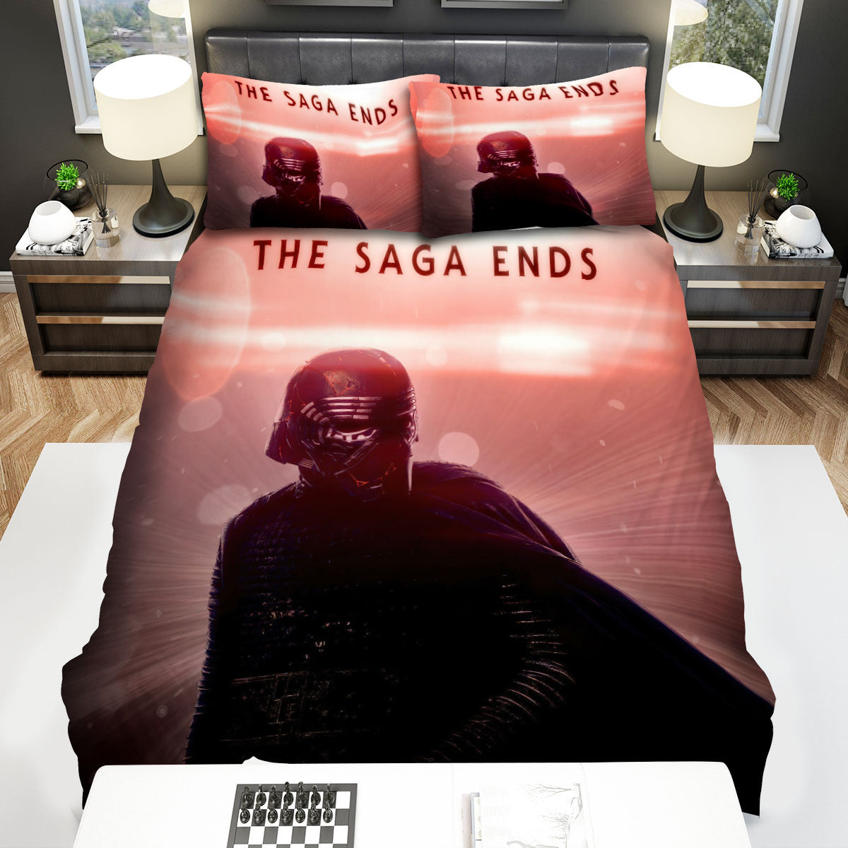 SW Bedding Set Villain The Saga Ends Duvet Covers Black Red Unique Gift