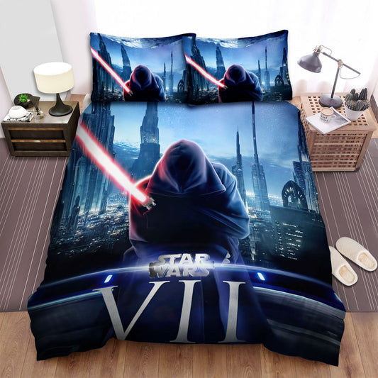 SW Bedding Set SW Episode 7 The Force Awakens Duvet Covers Black Blue Unique Gift