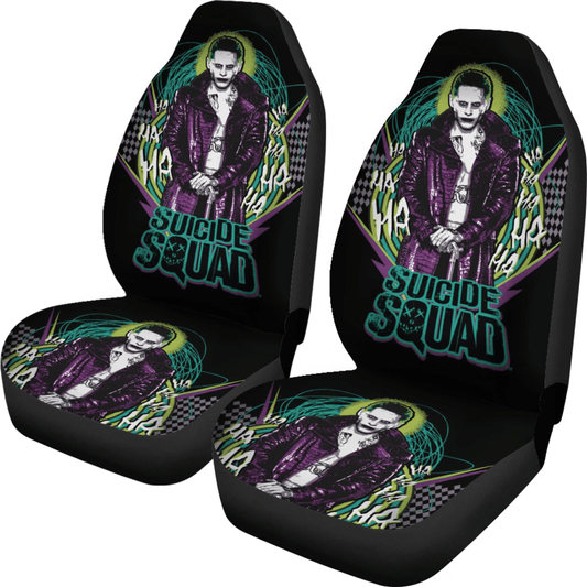 Joker Car Seat Covers Suicide Squad Joker Villain Graphic Seat Covers