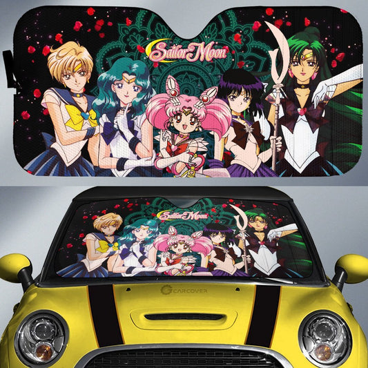 Sailor Moon Car Sun Shade Sailor Moon Pluto Neptune Uranus Saturn Windshield Sun Shade