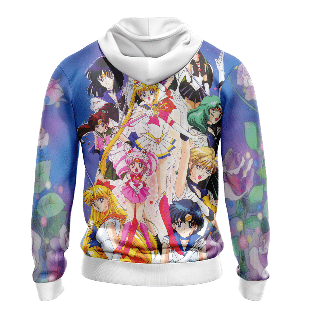 Sailor Moon Hoodie Sailor Moon S Group Graphic Hoodie Colorful Unisex