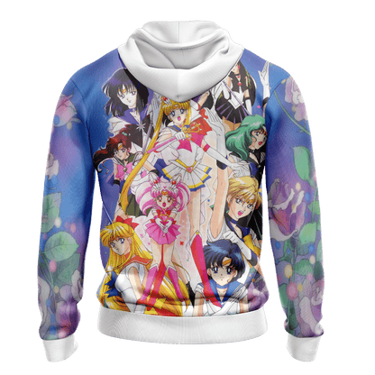 Sailor Moon Hoodie Sailor Moon S Group Graphic Hoodie Colorful Unisex