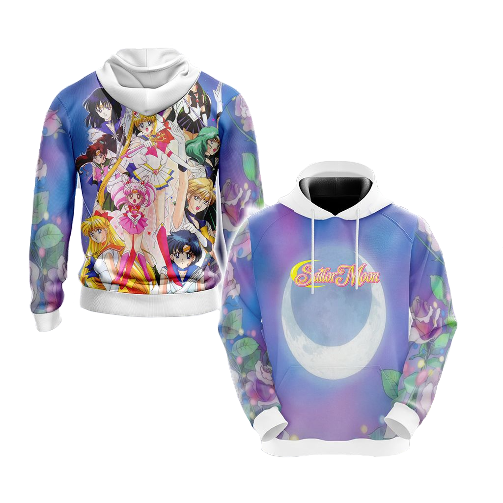 Sailor Moon Hoodie Sailor Moon S Group Graphic Hoodie Colorful Unisex