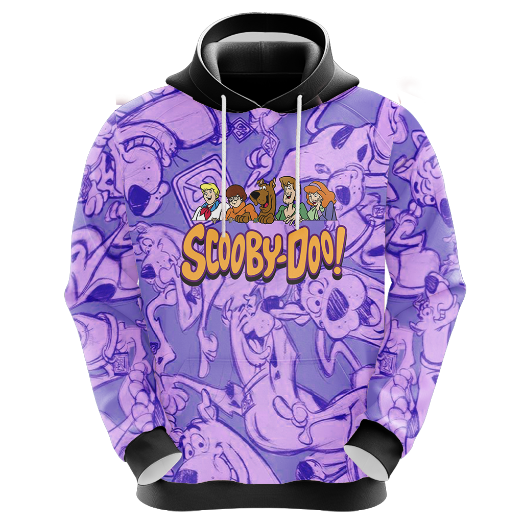 Scooby Doo Hoodie Scooby Doo And Friends Zoink Hoodie Purple Unisex