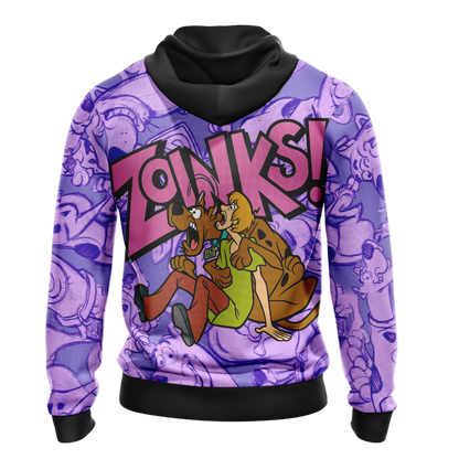 Scooby Doo Hoodie Scooby Doo And Friends Zoink Hoodie Purple Unisex