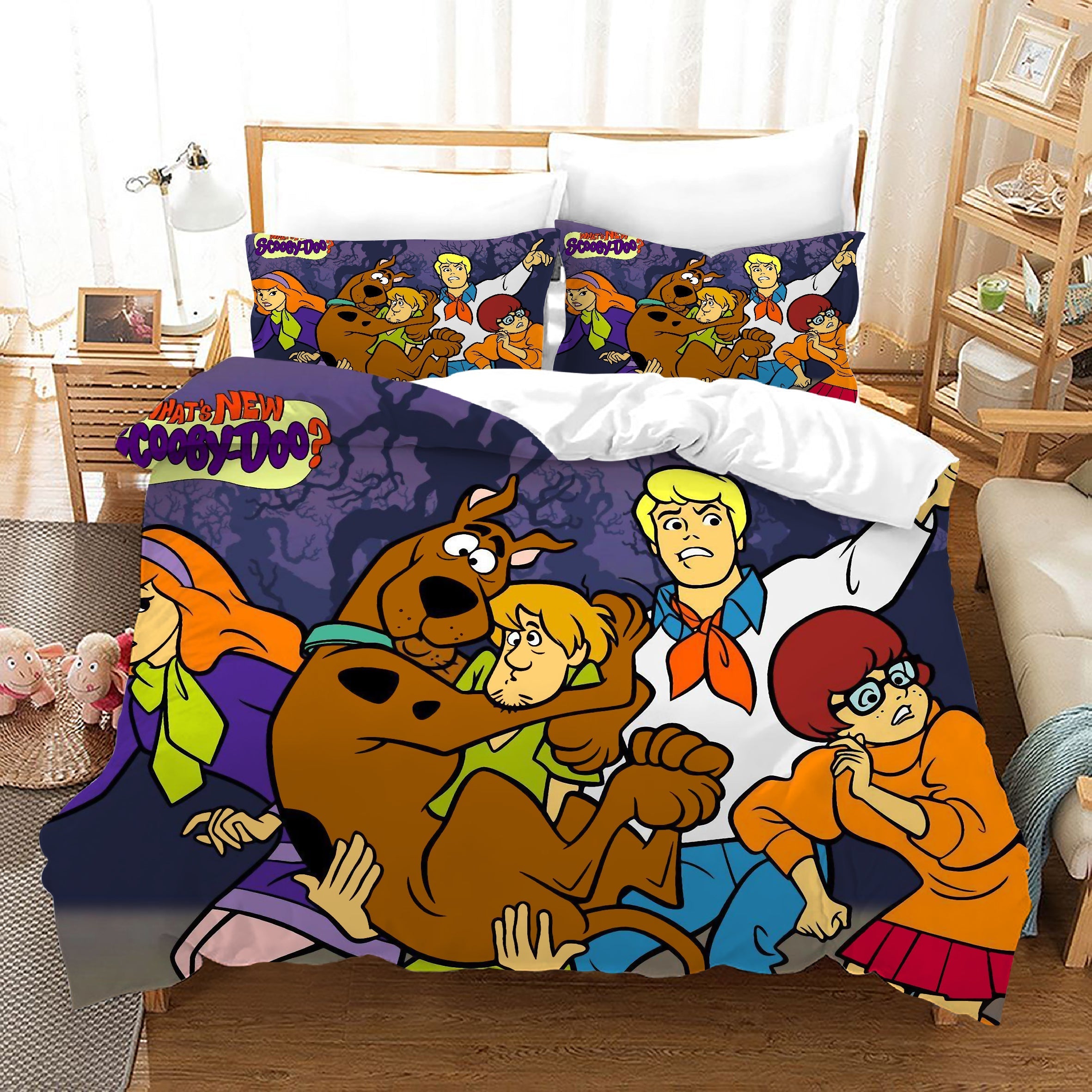 Scooby Doo Bedding Set That's New Scooby Doo Duvet Covers Colorful Uni ...