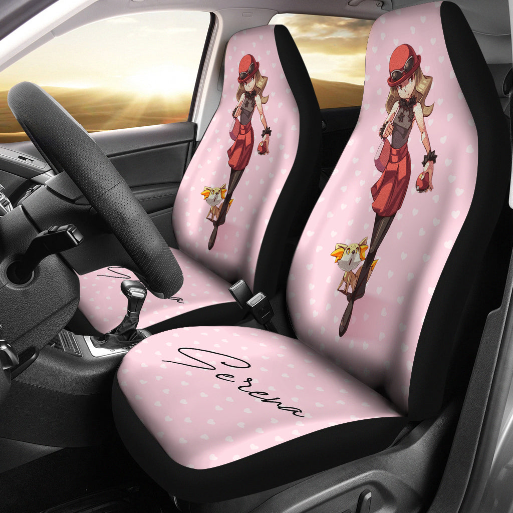 PKM Car Seat Covers Serena With PKM Fennekin Seat Covers Pink