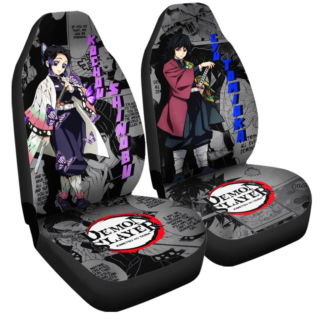 Demon Slayer Car Seat Covers Shinobu And Giyuu Seat Covers