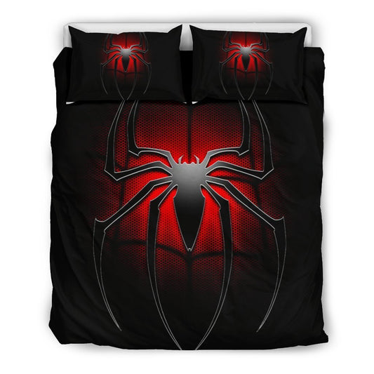 Spiderman Bedding Set MV Spiderman Dark Suit Duvet Covers Red Black Unique Gift