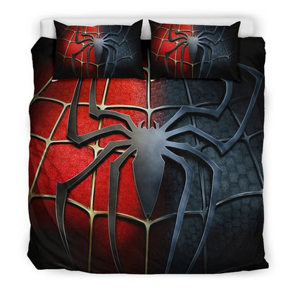 Spiderman Bedding Set MV Spiderman Venom Half Side Duvet Covers Black Red Unique Gift