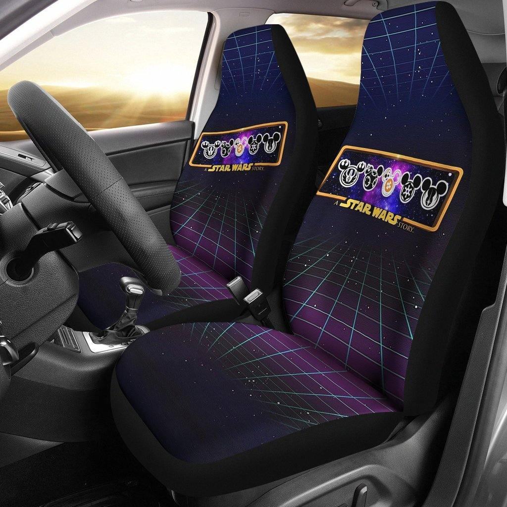 DN MM Car Seat Covers MM Head Galaxy Star Wars Seat Covers