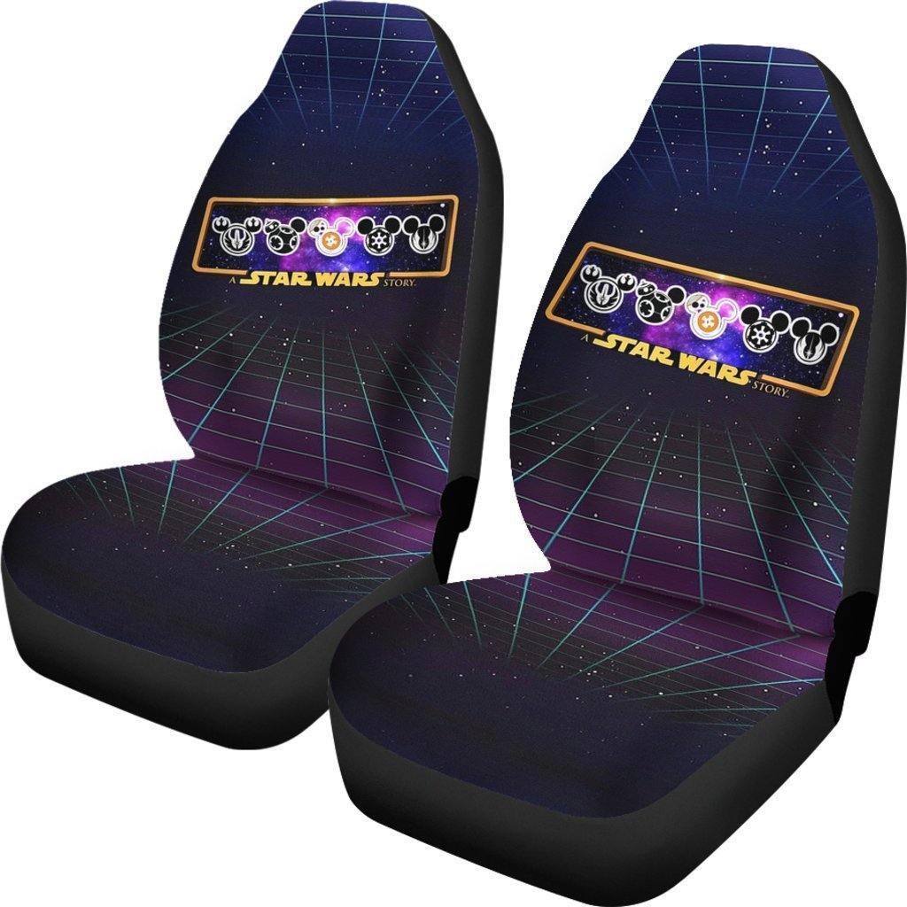 DN MM Car Seat Covers MM Head Galaxy Star Wars Seat Covers