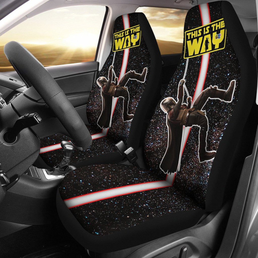 SW Car Seat Covers This Is The Way Mandalorian Seat Covers