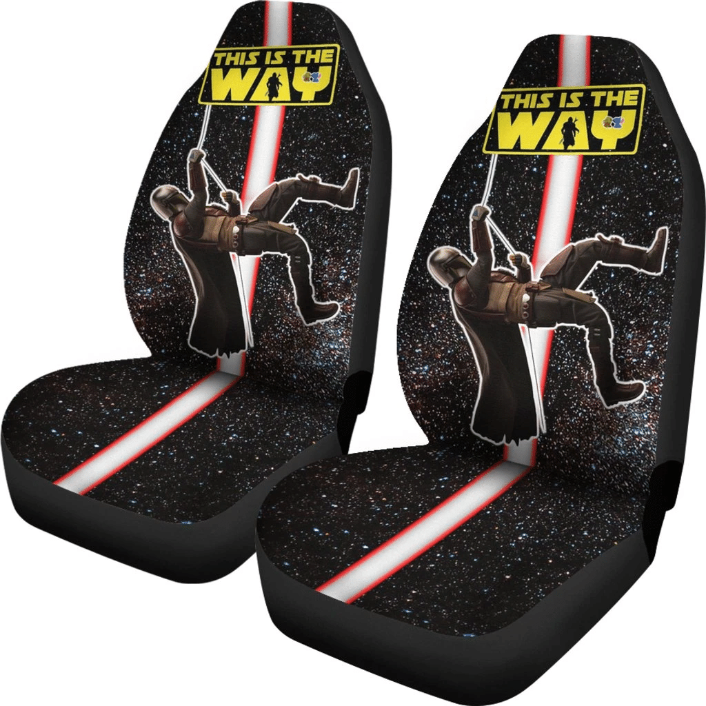 SW Car Seat Covers This Is The Way Mandalorian Seat Covers