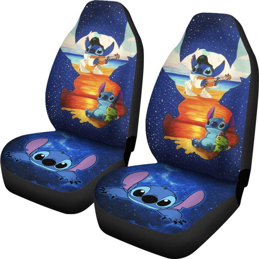 Stitch Car Seat Covers Stitch Super Star Beach Seat Covers