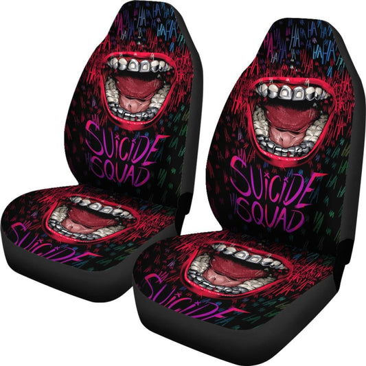 Joker Car Seat Covers Suicide Squad Joker Laugh Seat Covers