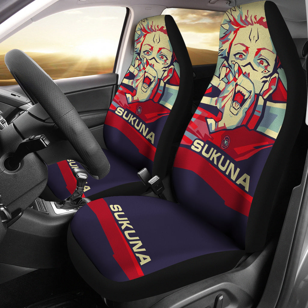 Jujutsu Kaisen Car Seat Covers Sukuna Monter Jujutsu Kaisen Seat Covers