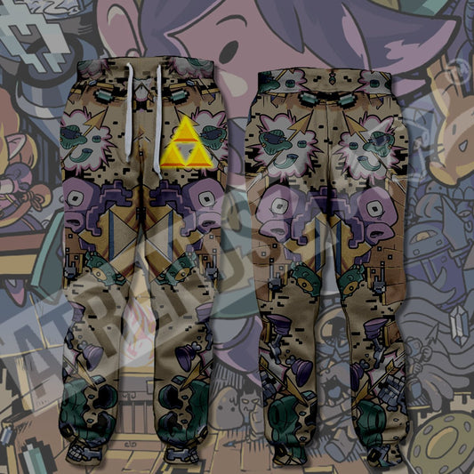 Unifinz Legend Of Zelda Pants Fighting Monster Triforce Jogger Legend Of Zelda Jogger 2022