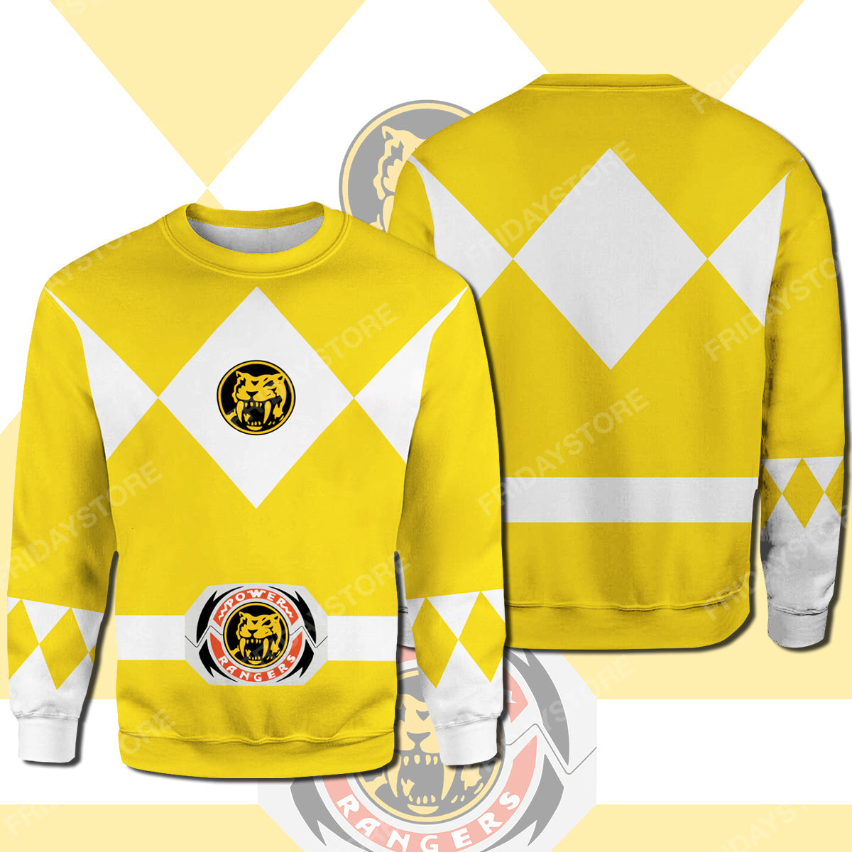 Unifinz Power Ranger Hoodie Yellow Power Ranger Costume T-shirt Amazing Power Ranger Shirt Sweater Tank 2023