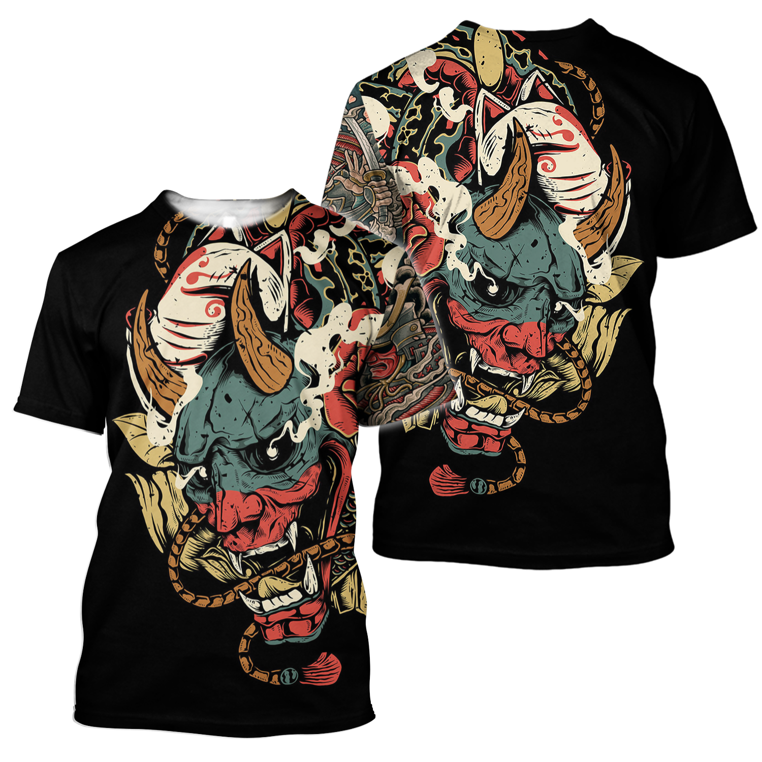  Japan T-shirt Japanese Style Tattoo Japan Culture T-shirt Hoodie Adult Full Print