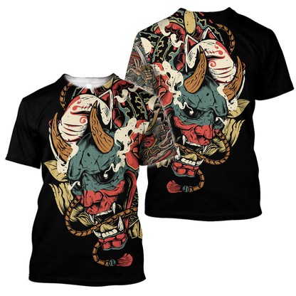  Japan T-shirt Japanese Style Tattoo Japan Culture T-shirt Hoodie Adult Full Print