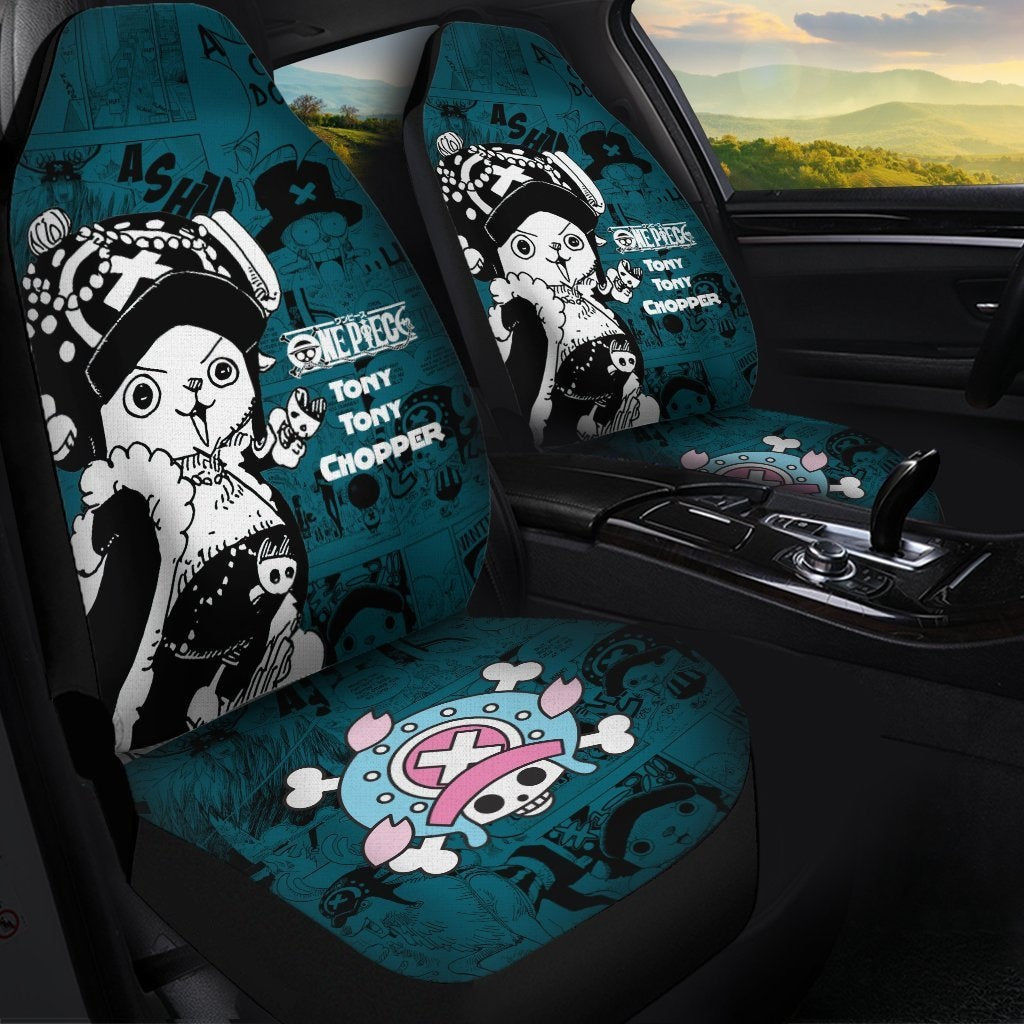 One Piece Car Seat Covers Tony Tony Chopper Graphic One Piece Seat Covers