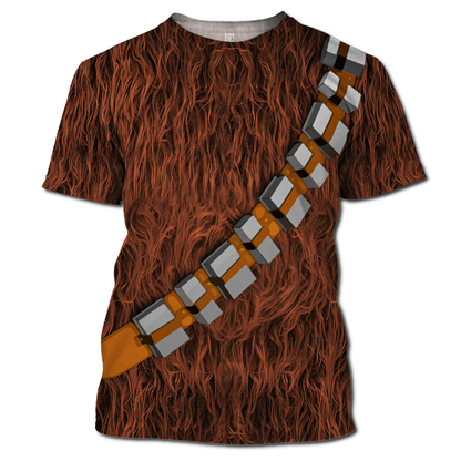 Unifinz SW T-shirt Chewbacca Limited 3D Print Costume T-shirt Amazing SW Hoodie Sweater Tank 2025