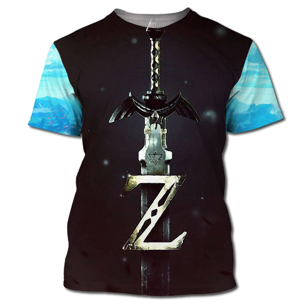 Unifinz Legend Of Zelda Shirt Swordmaster Botw Z Logo 3D T-shirt Legend Of Zelda Hoodie 2022