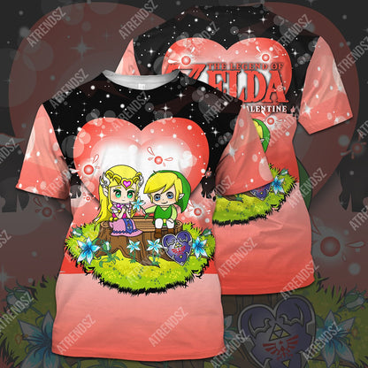 Unifinz Legend Of Zelda Shirt Zelda Link Be My Valentine T-shirt Legend Of Zelda Hoodie 2022