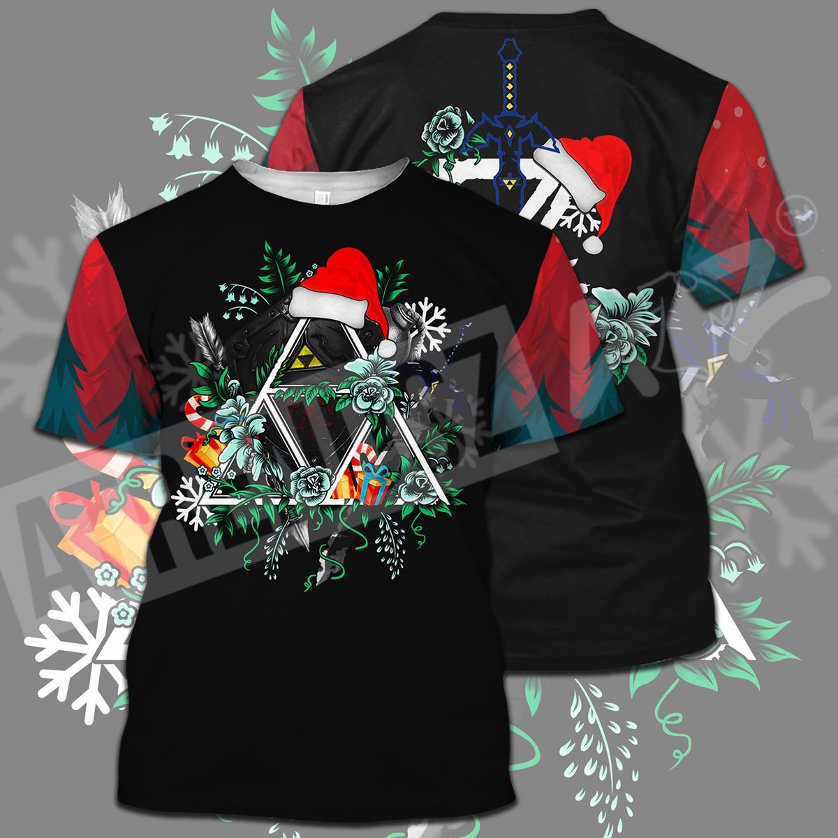 Unifinz Legend Of Zelda Christmas T-shirt Triforce Symbol Botw Z Logo Red T-shirt Legend Of Zelda Hoodie 2022