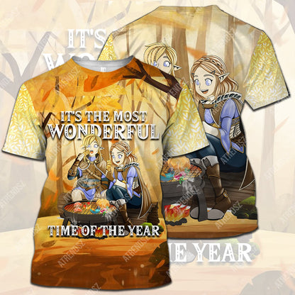 Unifinz Legend Of Zelda Botw Shirt It's The Most Wonderful Time Of The Year Autumn T-shirt Legend Of Zelda Hoodie 2022