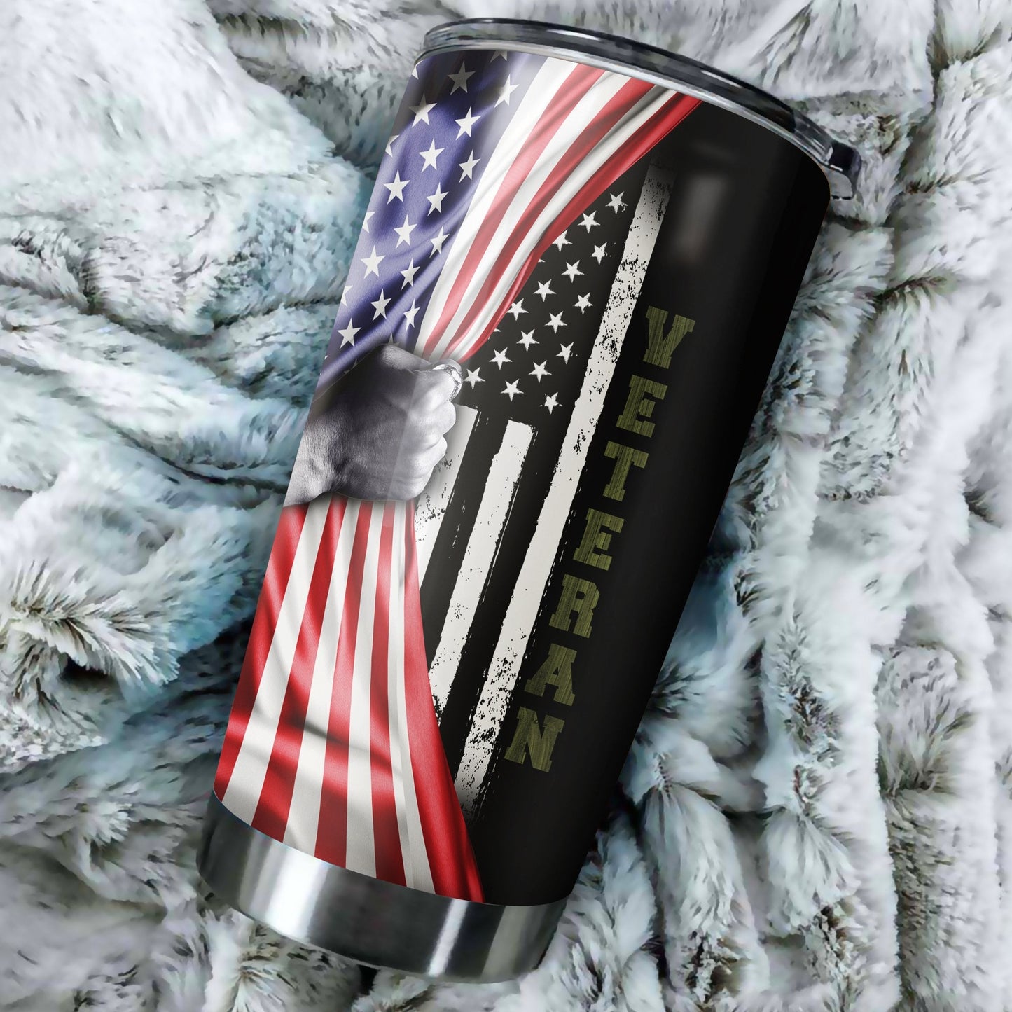 Unifinz US Veteran Tumbler 20 oz Military Tumbler American Flag Camo Tumbler 20 oz Veteran Tumbler Cups 2023