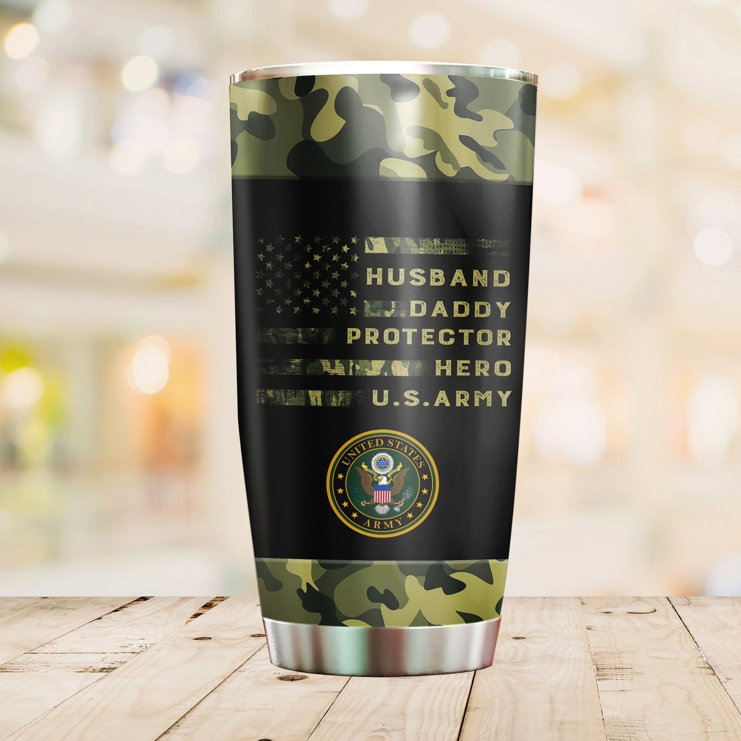 Unifinz Veteran Tumbler 20 oz Father Husband Our Hero Tumbler 20 oz Veteran Gifts Military Tumblers 2024