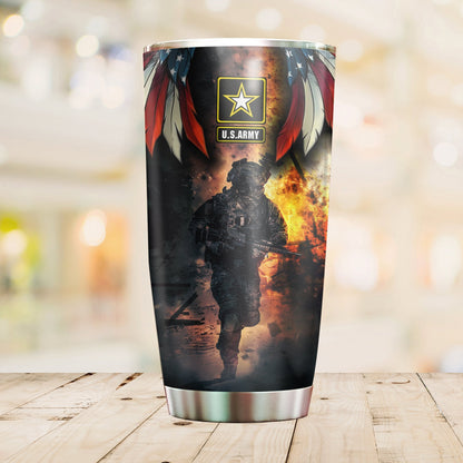 Unifinz Veteran Tumbler Cups 20oz Soldier Eagle Tumbler 20oz Veteran Gifts Veteran Travel Mug Military Tumblers 2023