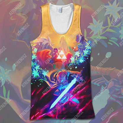 Unifinz Legend Of Zelda T-shirt Breath OF The Wild Yellow T-shirt Legend Of Zelda Hoodie Sweater Tank 2022