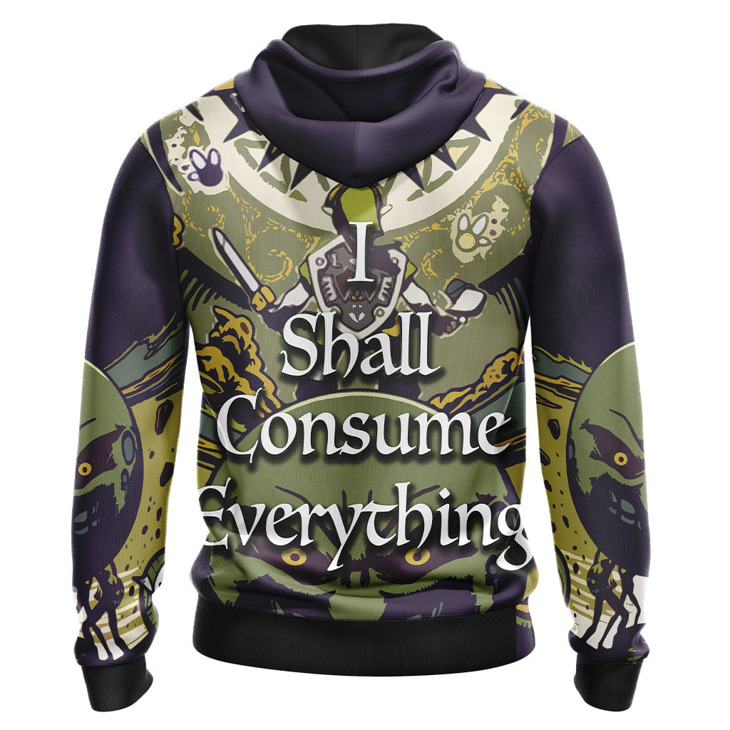 The Legend Of Zelda Hoodie I Shall Consume Everything T-shirt Green Unisex