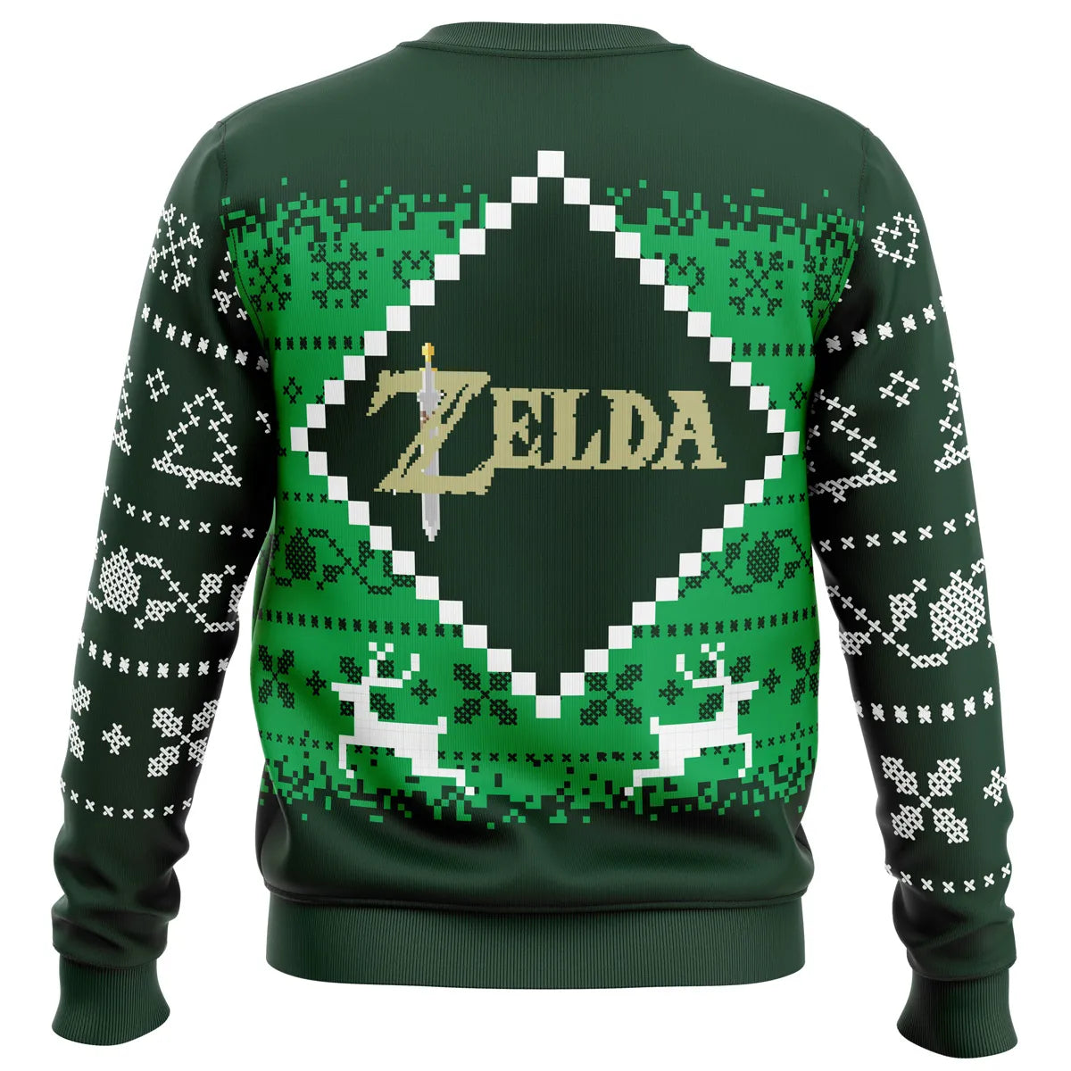 The Legend Of Zelda Sweatshirt The Legend Of Christmas Sweatshirt Green Unisex