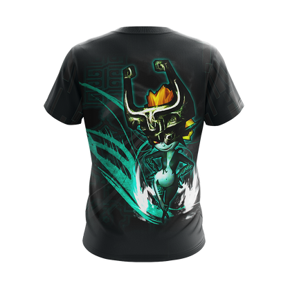 The Legend Of Zelda Hoodie Princess Midna Character T-shirt Black Unisex