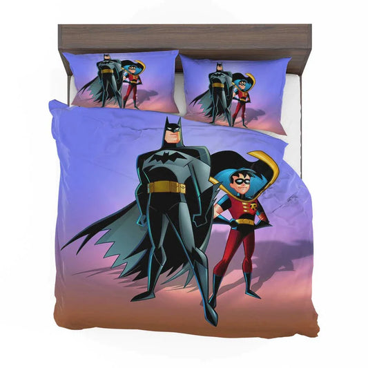 Batman Bedding Set DC Batman And Robin Duvet Covers Colorful Unique Gift