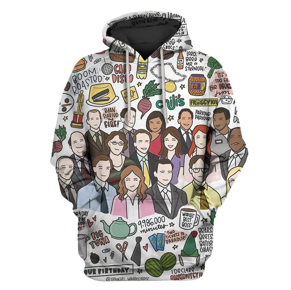 The Office Hoodie The Office People Characters Hoodie Colorful Unisex