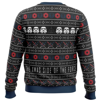 SW Sweatshirt The Xmas Side Of The Force Sweatshirt Black Unisex