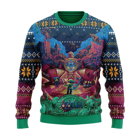 The Legend Of Zelda Sweatshirt Link In The Dungoen Sweatshirt Colorful Unisex