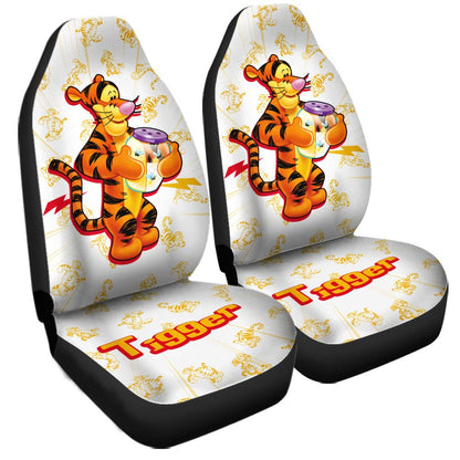 WTP Car Seat Covers Tigger Character Graphic Seat Covers