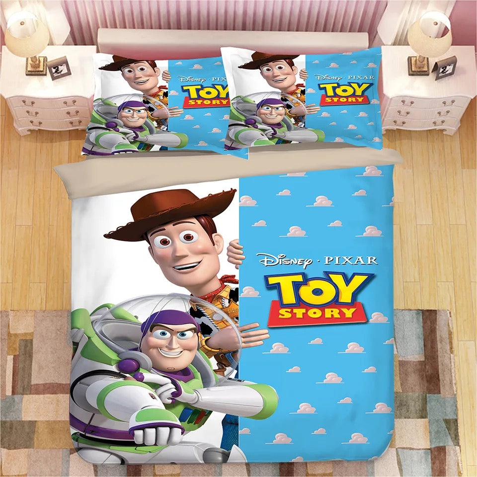 Toy Story Bedding Set DN Buzz And Woody Andy Room Duvet Covers Colorful Unique Gift