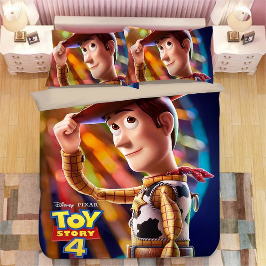 Toy Story Bedding Set DN Toy Story 4 Woody Graphic Duvet Covers Colorful Unique Gift